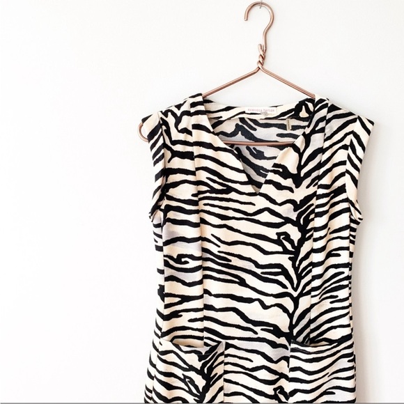 Rebecca Taylor | GORGEOUS Fall Tiger Animal Print Shift Dress 2 - Picture 3 of 8